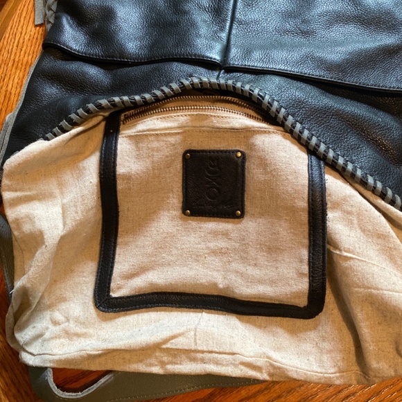 Camila Alves Muxo Genuine Leather Shoulder Bag w/ Leather Fringe Accents - Picture 10 of 14